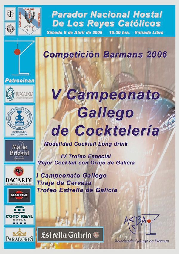Poster-V-Campeonato-Gallego-de-Cocktelería-2006