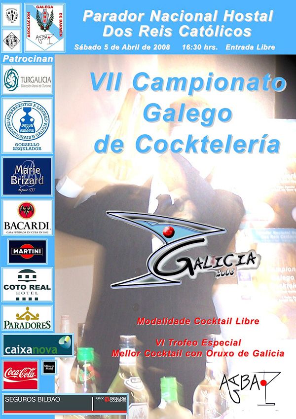 Poster-VII-Campeonato-Gallego-de-Cocktelería-2008