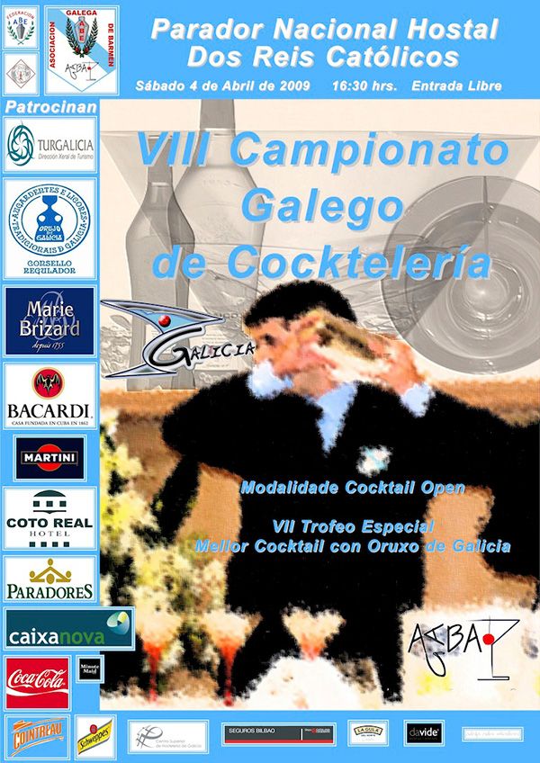 Poster-VIII-Campeonato-Gallego-de-Cocktelería-2009