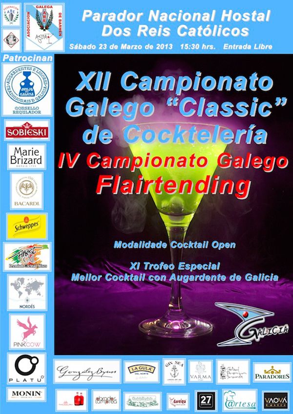 Poster-XII-Campeonato-Gallego-de-Cocktelería-2013