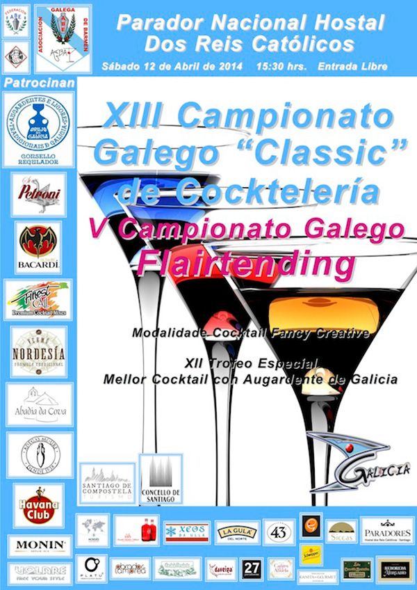 Poster-XIII-Campeonato-Gallego-de-Cocktelería-2014