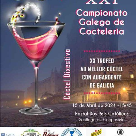 Cartel-XXI-Campeonato-Galego-de-Coctelería-2024-con-patrocinadores